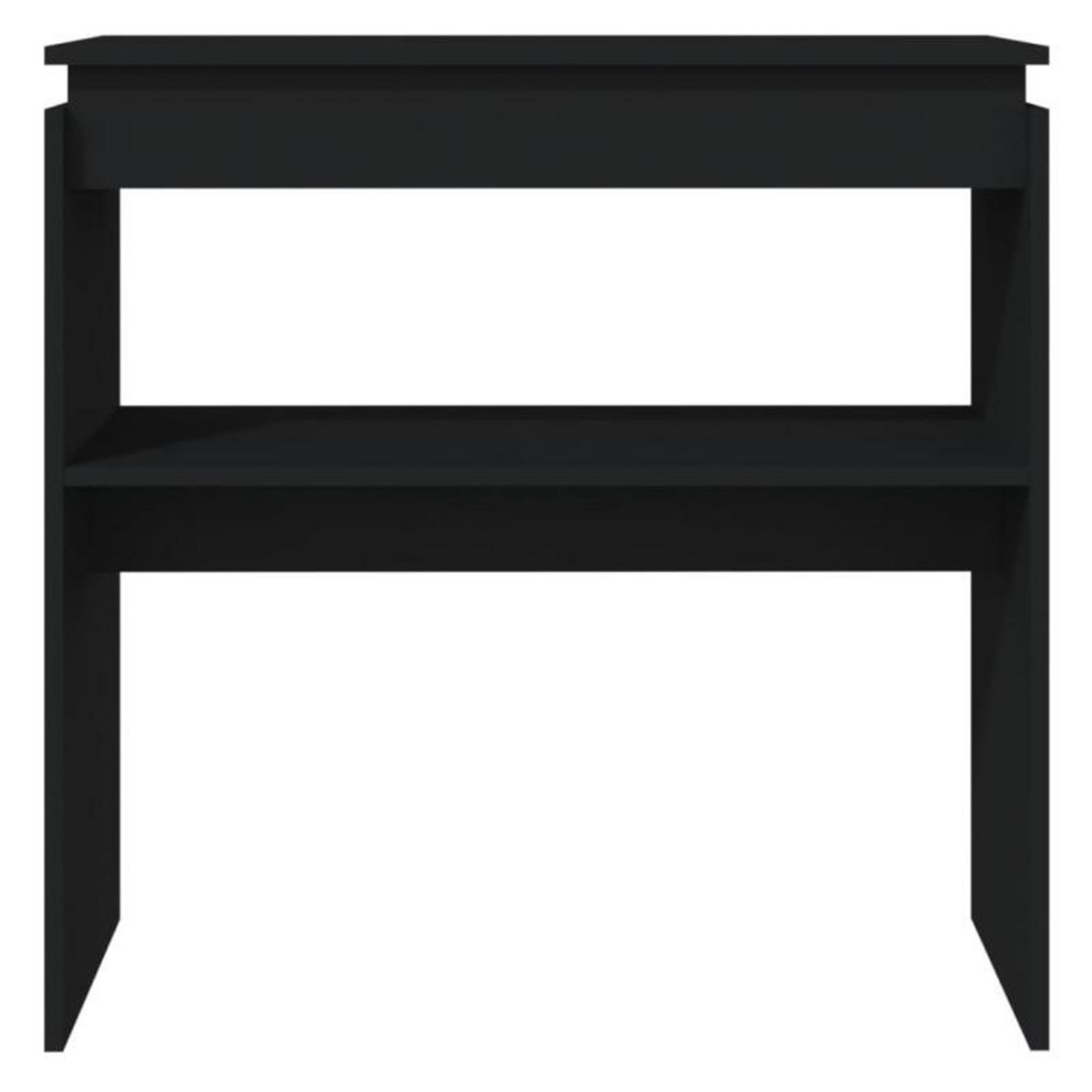 VIDAXL Table console Noir 80x30x80 cm Aggloméré