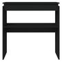 Voir la diapositive 4 : VIDAXL Table console Noir 80x30x80 cm Aggloméré