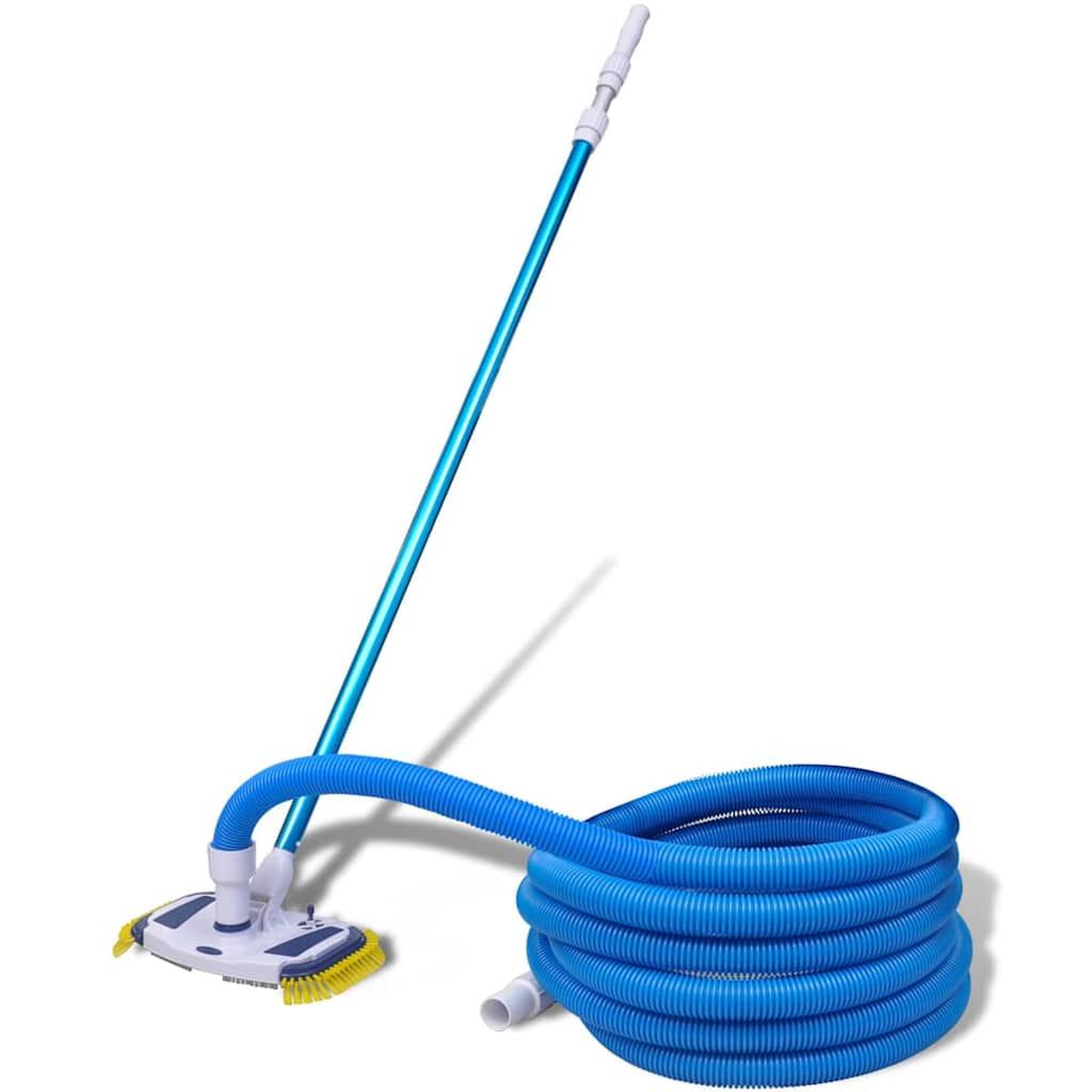Voir la diapositive 1 : VIDAXL Aspirateur de piscine avec manche telescopique et tuyau