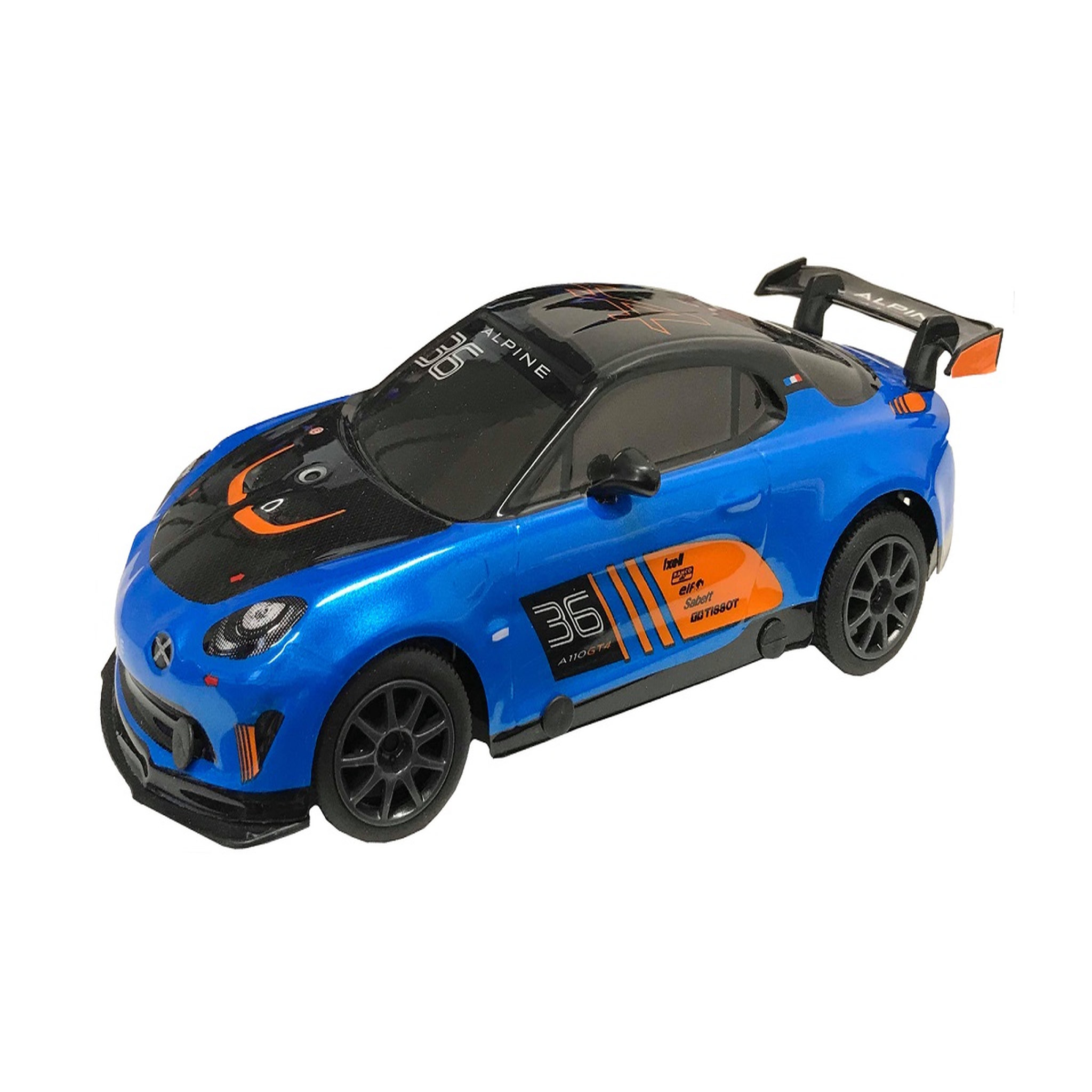 Voir la diapositive 2 : MONDO Alpine GT4 radiocommandée 1/24ème