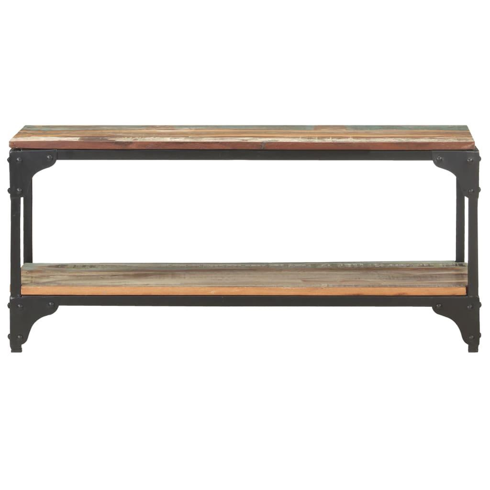 Voir la diapositive 2 : VIDAXL Table basse 90x30x40 cm Bois de recuperation massif