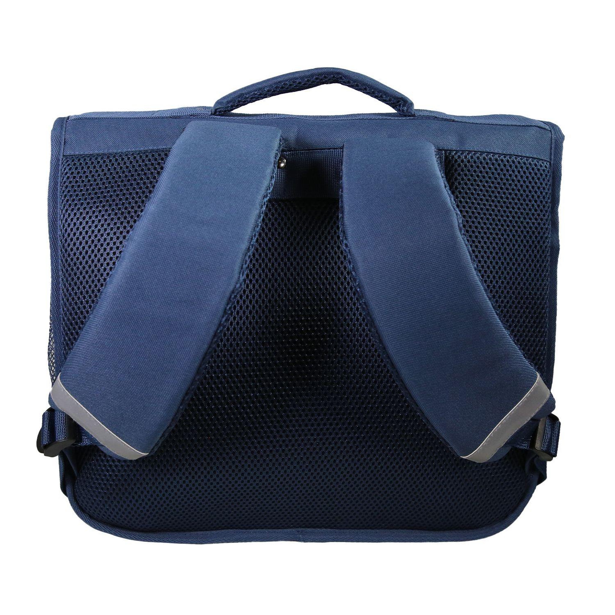Voir la diapositive 4 : Bagtrotter Bagtrotter - Cartable 38cm  -  Multicolore - Fleurs - 2 Compartiments  - 1 Poche Sous Rabat - 1 Poche Bouteille -  Bretelles Matelassés - Fond Renforcé - Dos Matelassé -  38x13x34cm - Matière Polyester - Cartable Scolaire Primaire