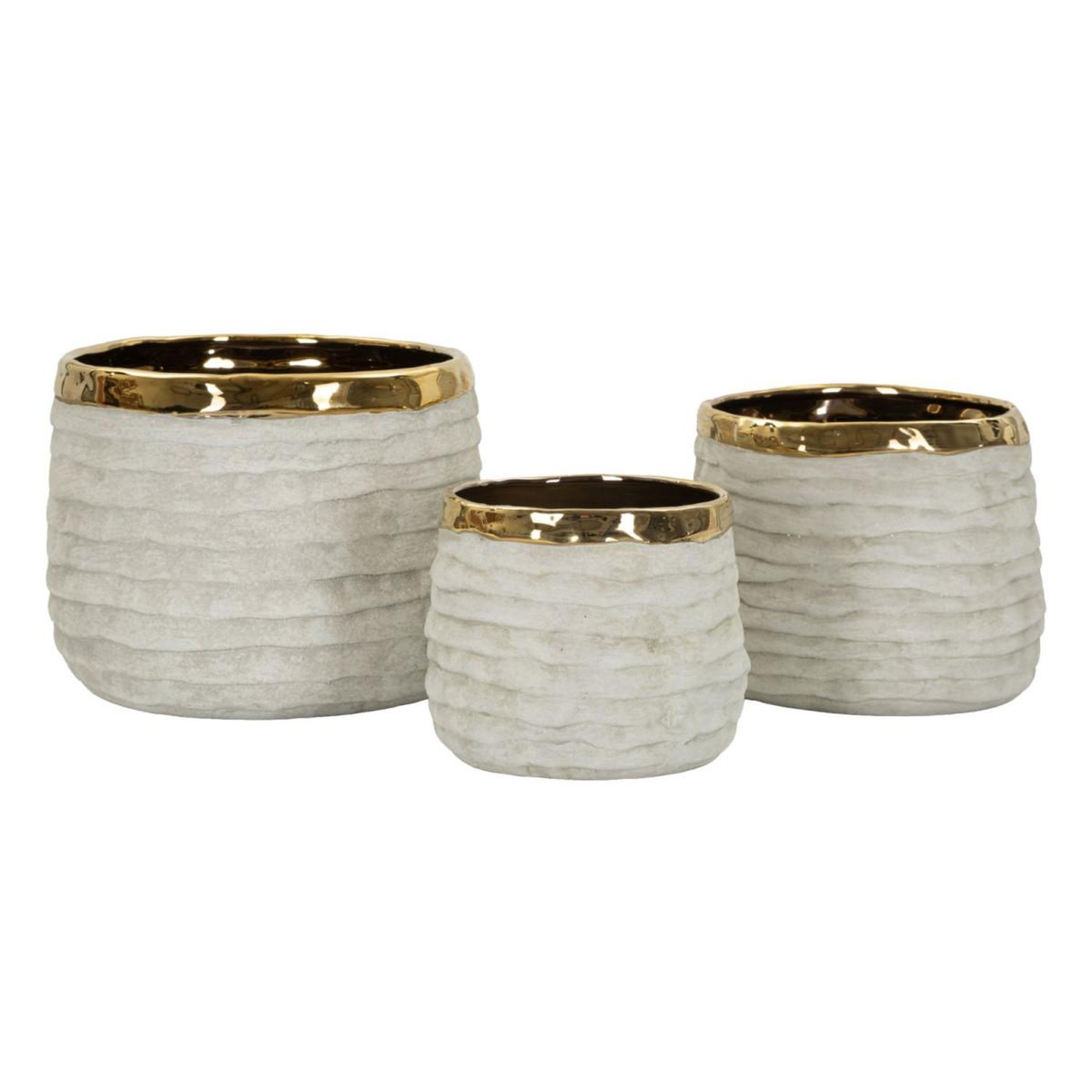 Paris Prix Lot de 3 cache-pots  lima alti  23cm gris