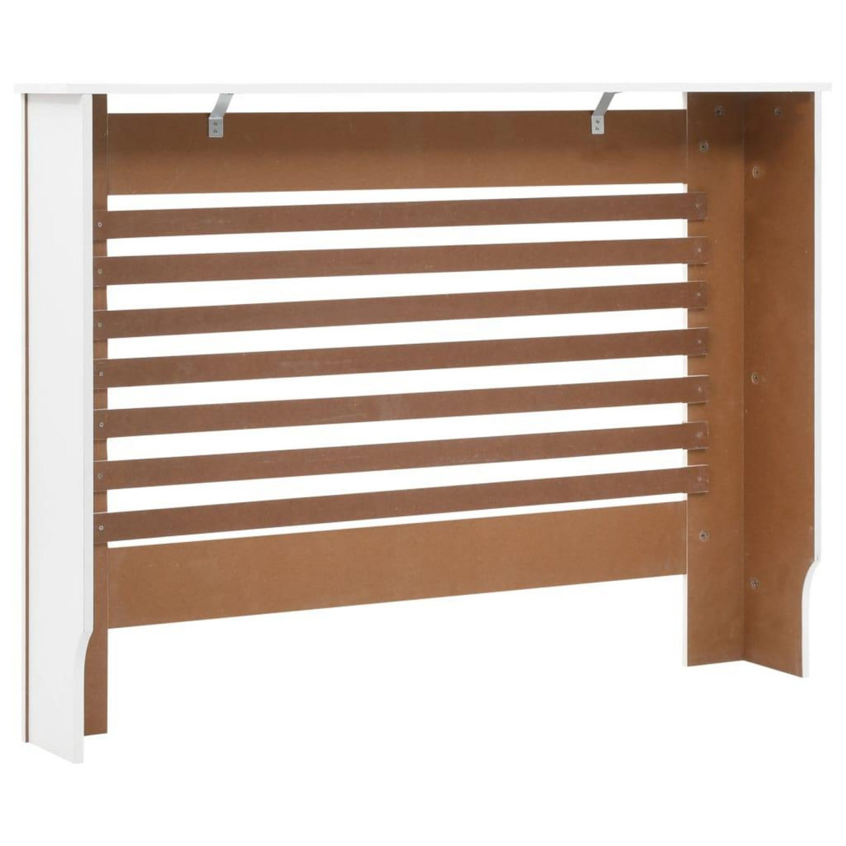 VIDAXL Cache-radiateur Blanc 112x19x81,5 cm MDF