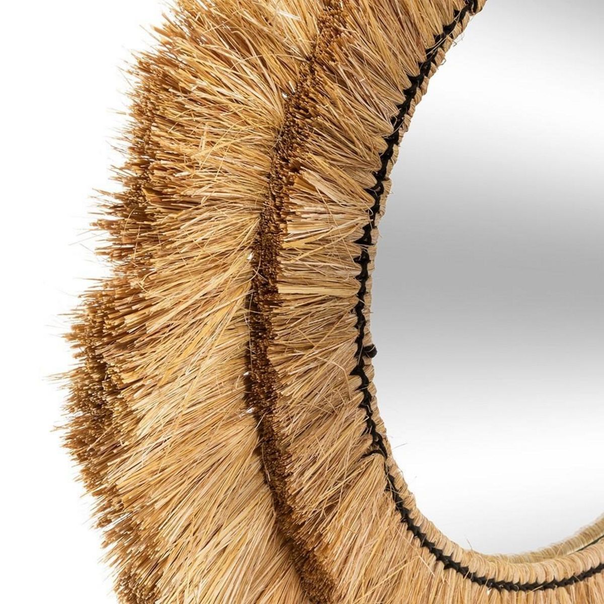 ATMOSPHERA Miroir raphia Safari D57