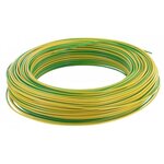 NOTRE SELECTION Fil rigide HO7 V U 2,5mm² vert jaune 001005 (ACA)