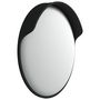 Voir la diapositive 4 : VIDAXL Miroir de traffic convexe d'exterieur Noir Ø60 cm Polycarbonate
