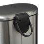 Voir la diapositive 3 : FIVE Poubelle de Salle de Bain  Siliflex  6L Inox