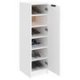 Voir la diapositive 4 : VIDAXL Armoire a chaussures Blanc 30x35x100 cm Bois d'ingenierie