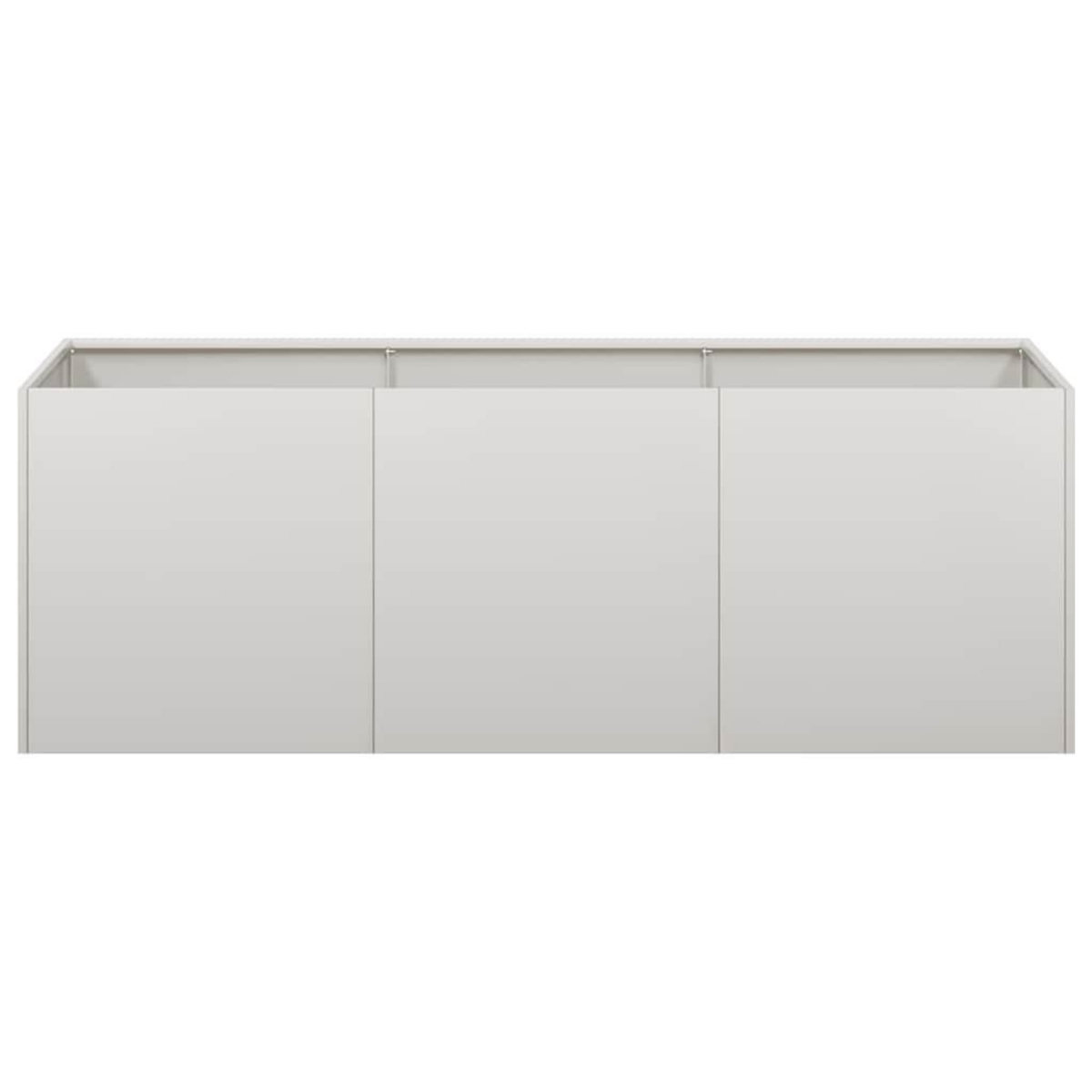 VIDAXL Jardiniere 120x40x40 cm acier inoxydable