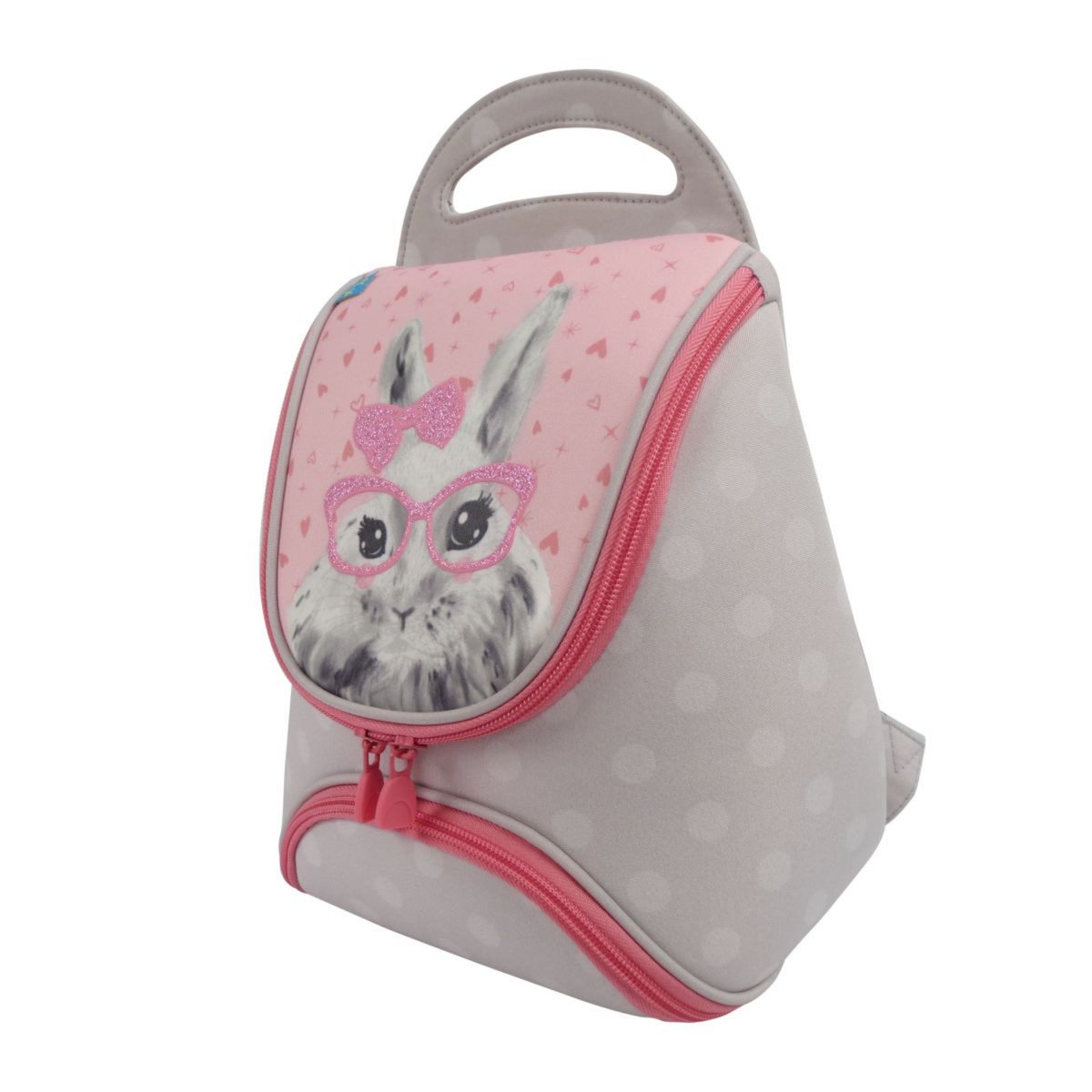 AUCHAN Sac maternelle Premium Lapin Rose