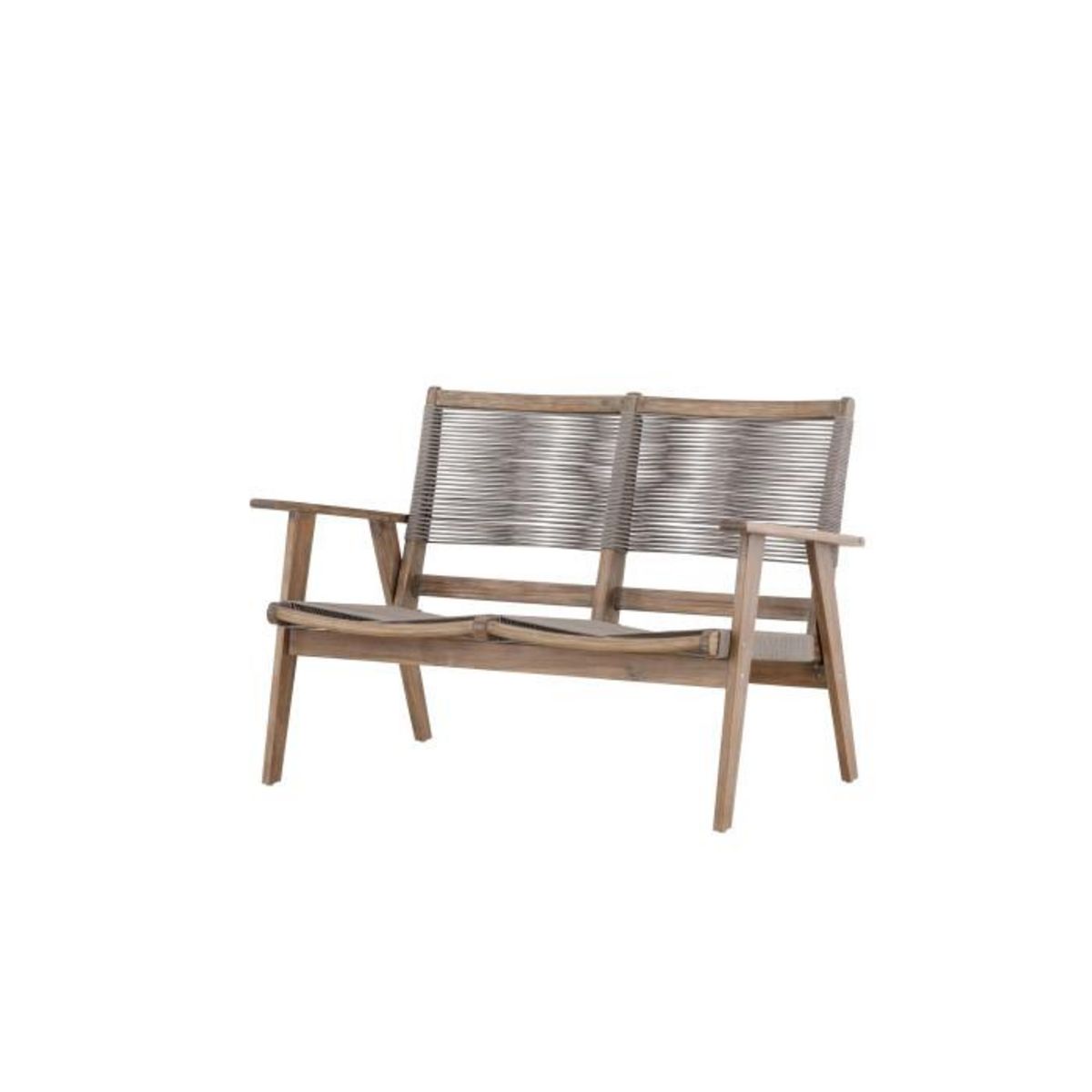 Paris Prix Canapé de Jardin 2 Places  Little John  120cm Marron