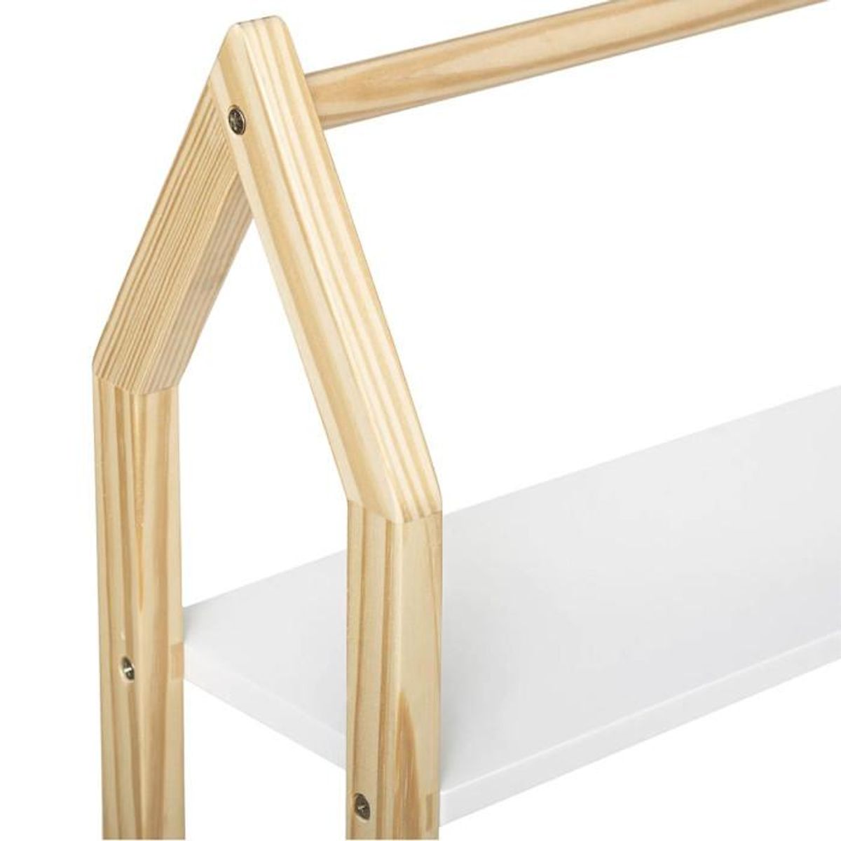 Atmosphera Kids Étagère Murale Enfant  Maison  56cm Blanc