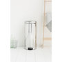 Voir la diapositive 4 : BRABANTIA Poubelle à pédale NEWICON 30 L BRILLIANT STEEL