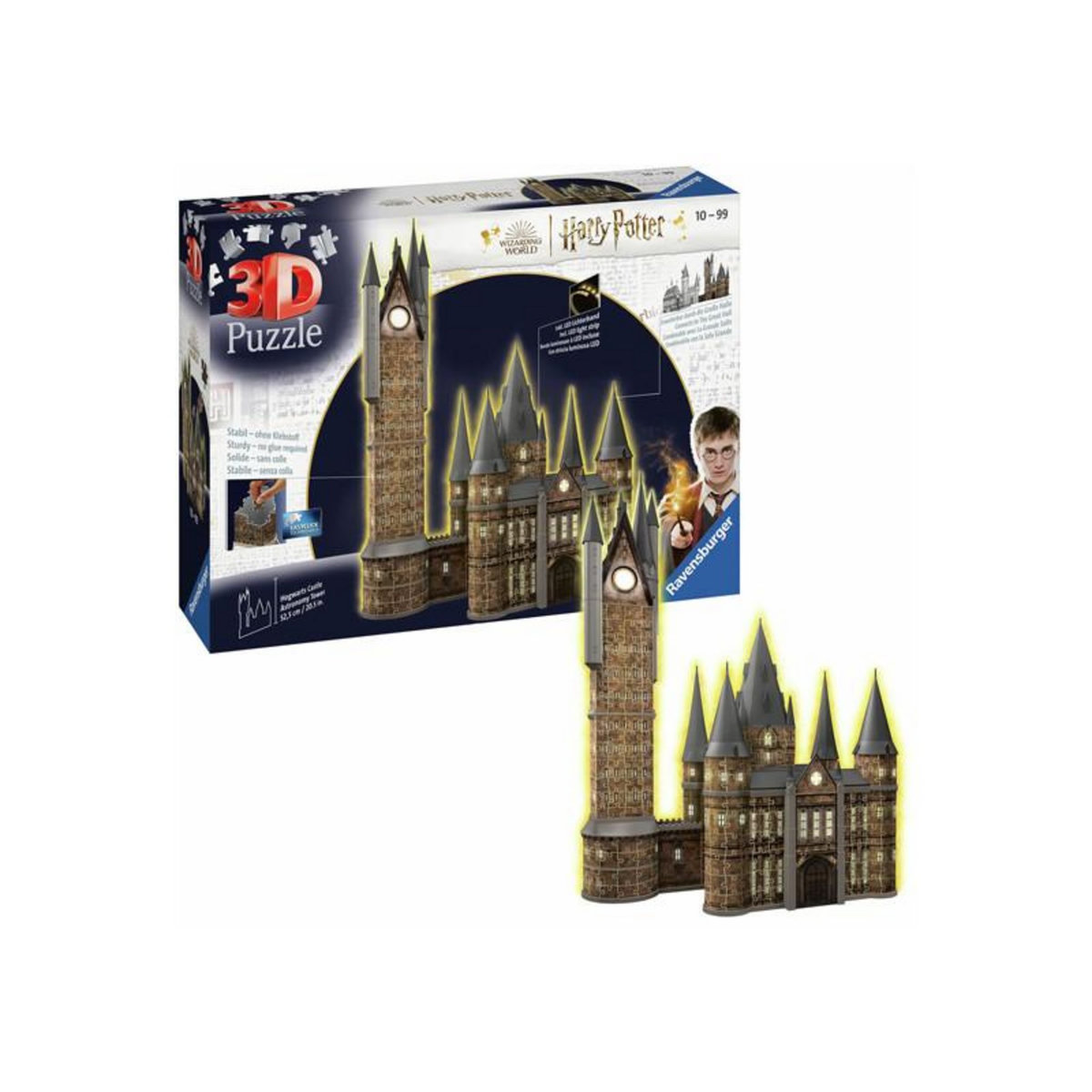 RAVENSBURGER Ravensburger - 3D Puzzle Hogwarts Astronomy Tower (Night Edition), 540pcs. 115518