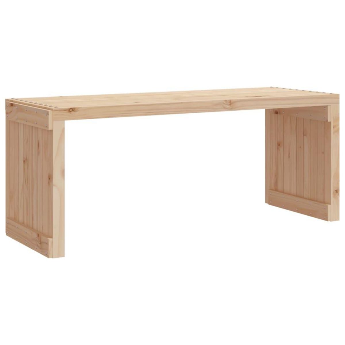 VIDAXL Banc de jardin extensible 212,5x40,5x45 cm bois massif de pin