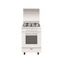 Voir la diapositive 3 : Glem Cuisinière gaz 60l 4 feux blanc - ga551gwh