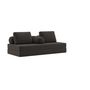 Voir la diapositive 3 : LISA DESIGN Lonny - canapé 3 places convertible en velours côtelé