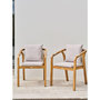 Voir la diapositive 3 : DCB GARDEN Lot de 2 fauteuils de jardin - DCB GARDEN - Serena-FT