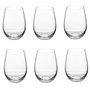 Voir la diapositive 1 : SECRET DE GOURMET Lot de 6 Verres à Eau  Midnight Garden  54cl Transparent