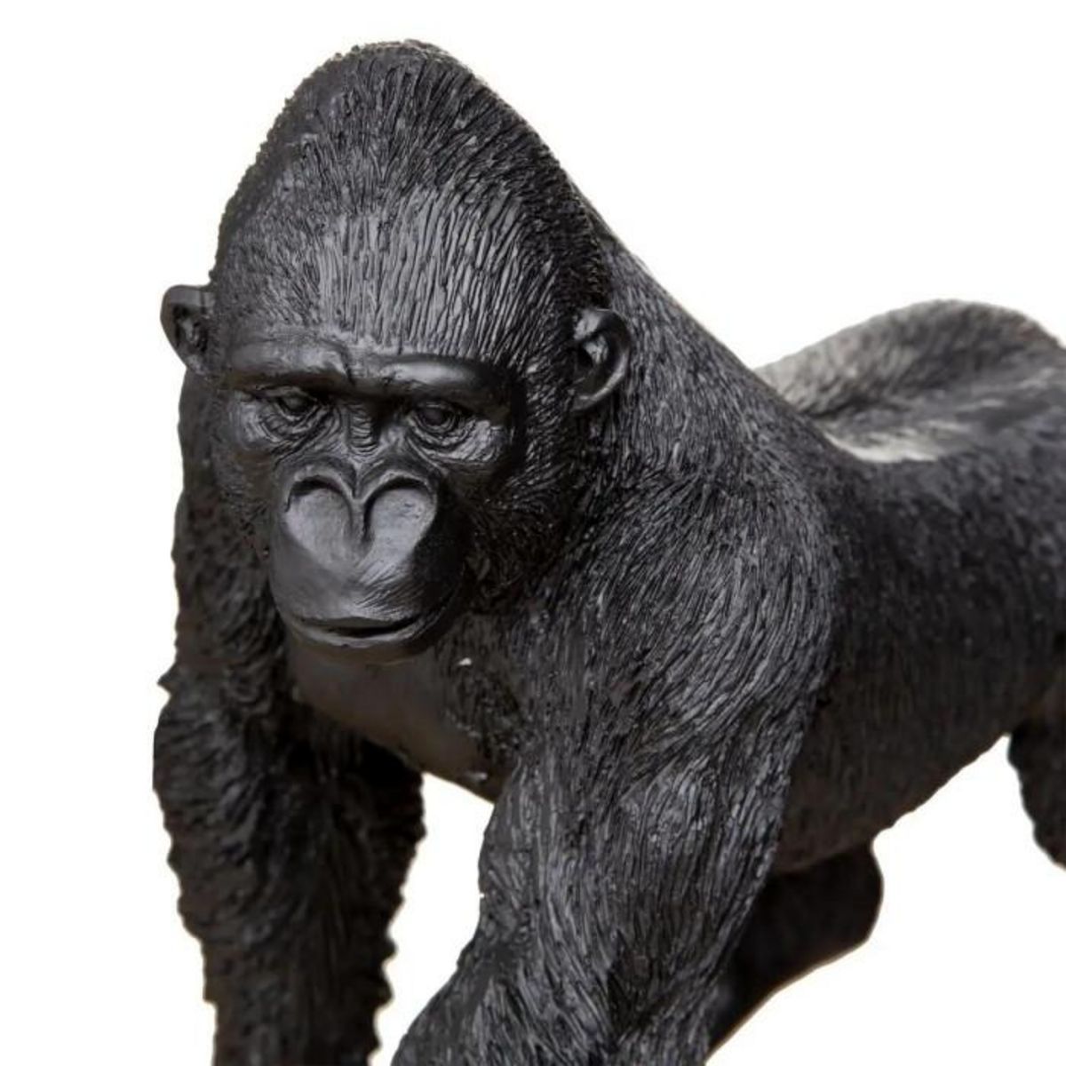 ATMOSPHERA Statuette Déco  Gorille en Mouvement  22cm Noir