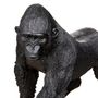 Voir la diapositive 2 : ATMOSPHERA Statuette Déco  Gorille en Mouvement  22cm Noir