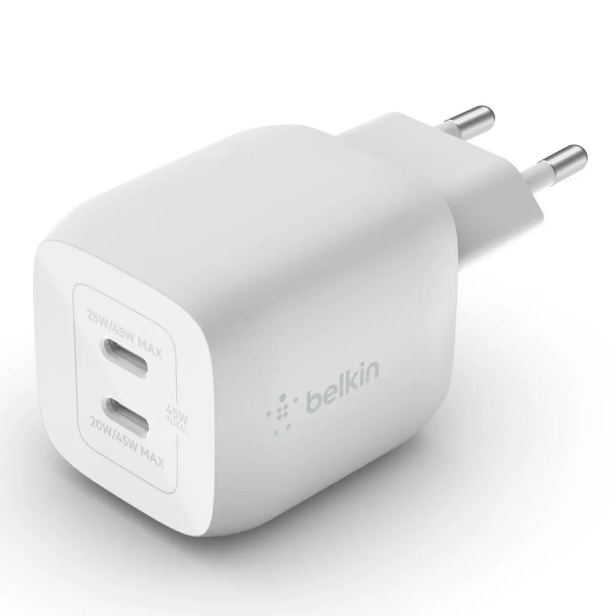 Belkin Chargeur secteur 45W USB-C pour samsung et apple Blanc