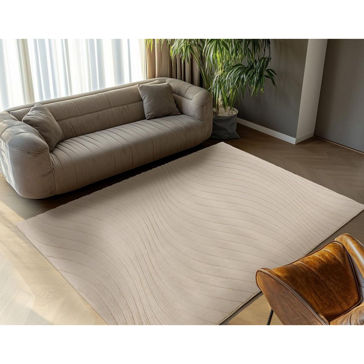 LISA DESIGN Amalfi - canapé modulable 2 places - en tissu