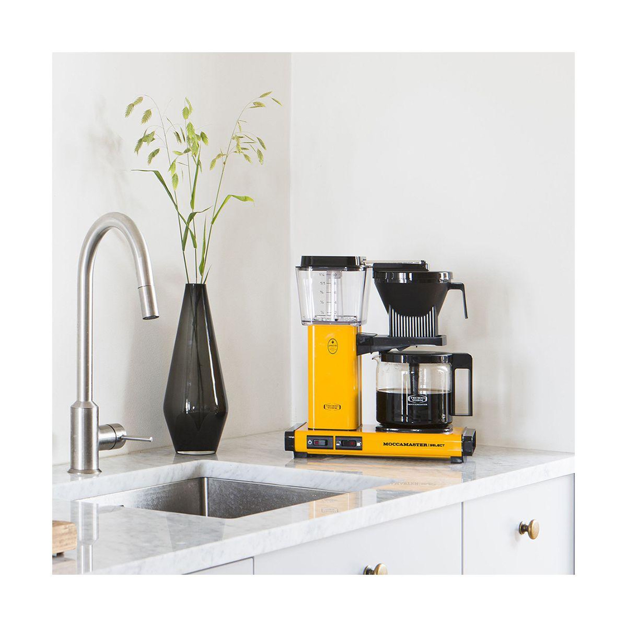 Voir la diapositive 4 : MOCCAMASTER Cafetière filtre Yellow Pepper