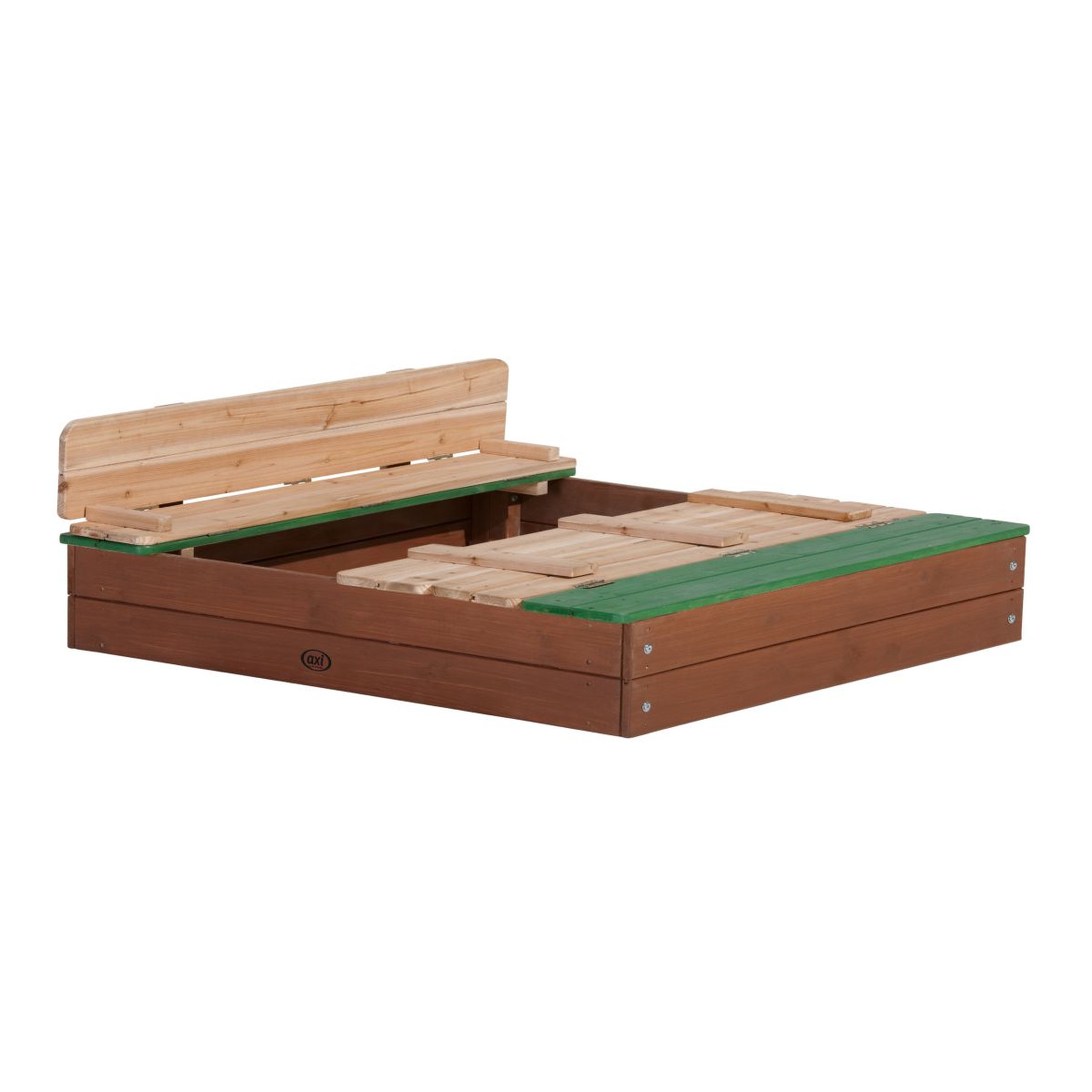 Voir la diapositive 3 : AXI Bac à sable avec bancs XL-bois-H 20 cm-Ella 