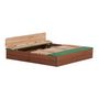 Voir la diapositive 3 : AXI Bac à sable avec bancs XL-bois-H 20 cm-Ella 