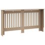 Voir la diapositive 5 : VIDAXL Cache-radiateur 152x19x81,5 cm MDF