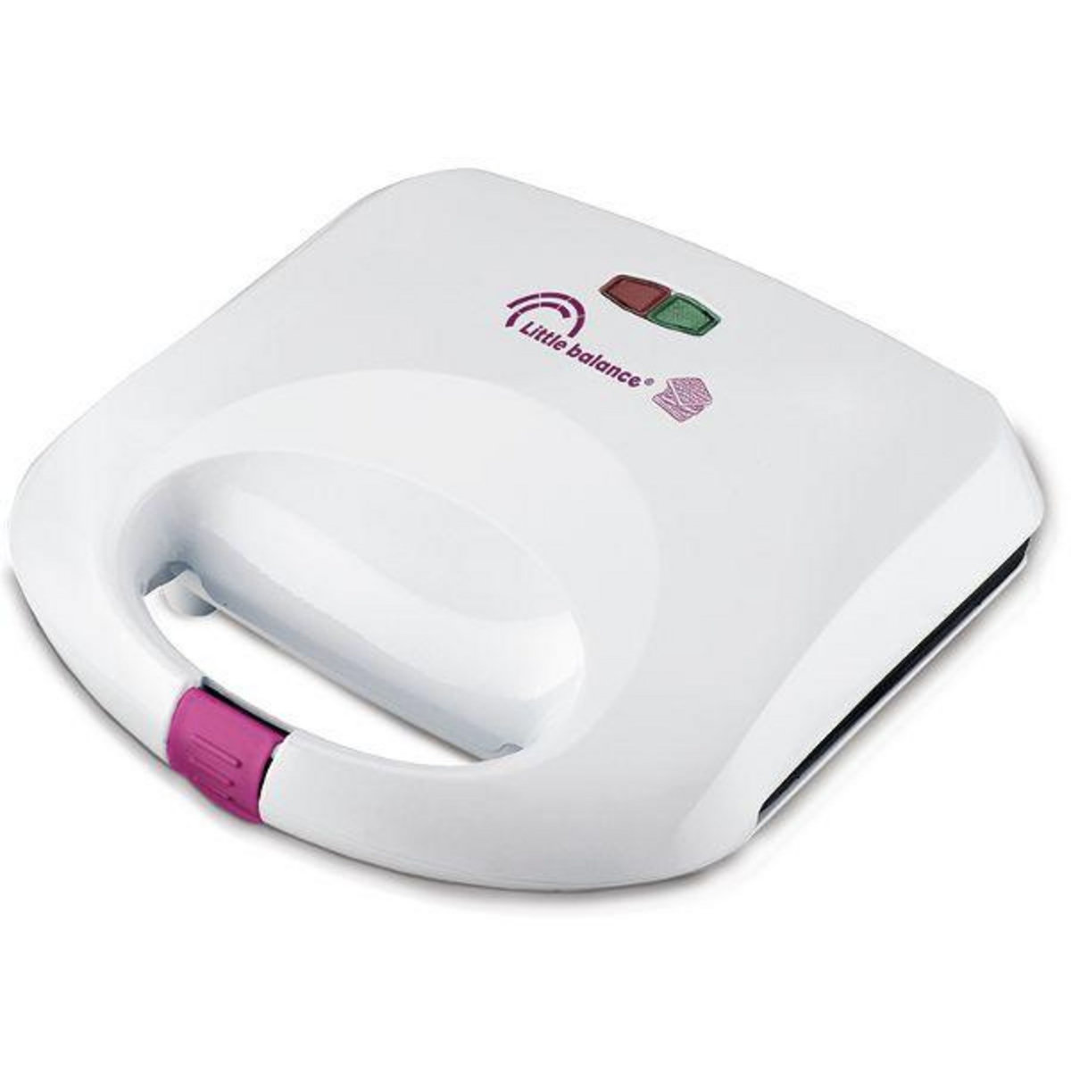 LITTLE BALANCE Croque gaufres 750w blanc - 8267