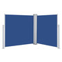 Voir la diapositive 2 : VIDAXL Auvent lateral retractable Bleu 100 x 600 cm