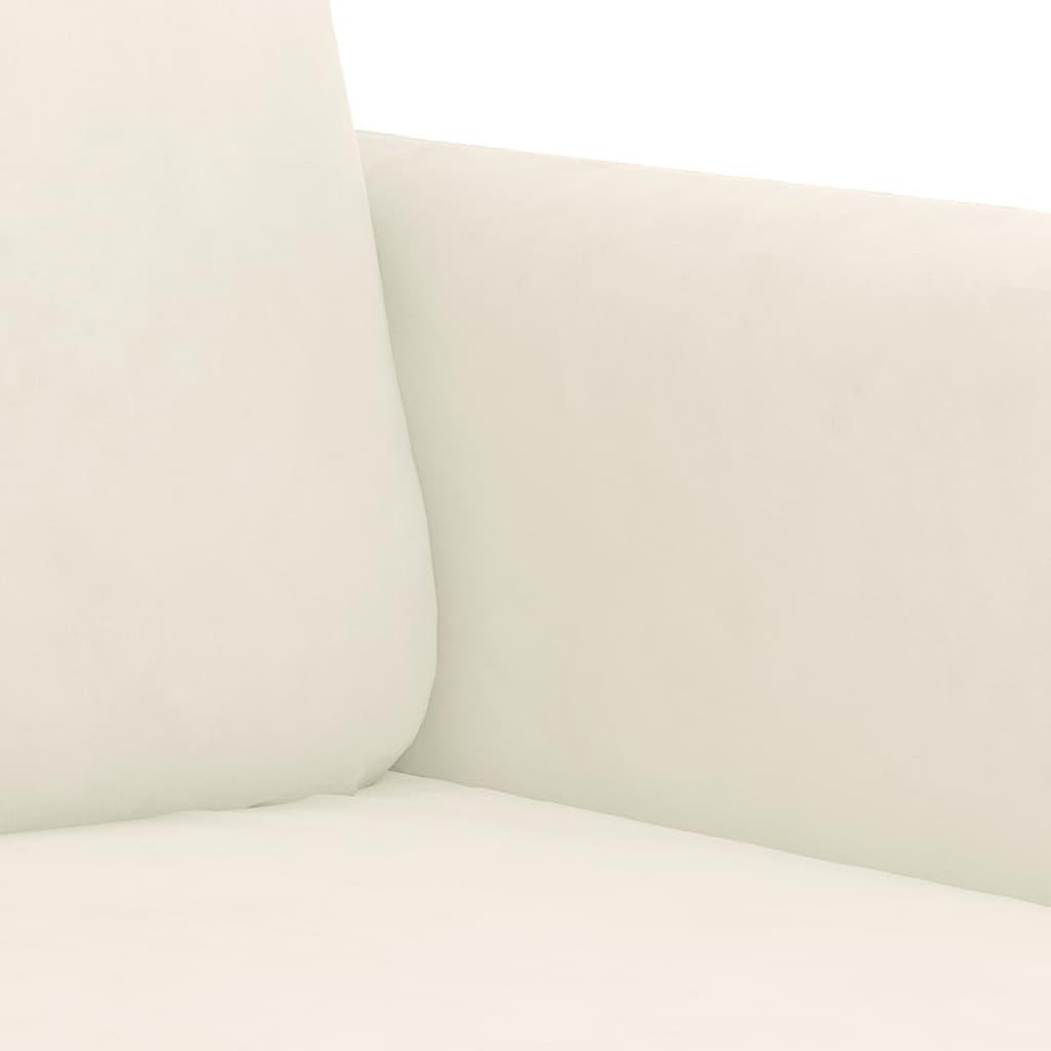 Voir la diapositive 5 : VIDAXL Ensemble de canapes 2 pcs creme velours