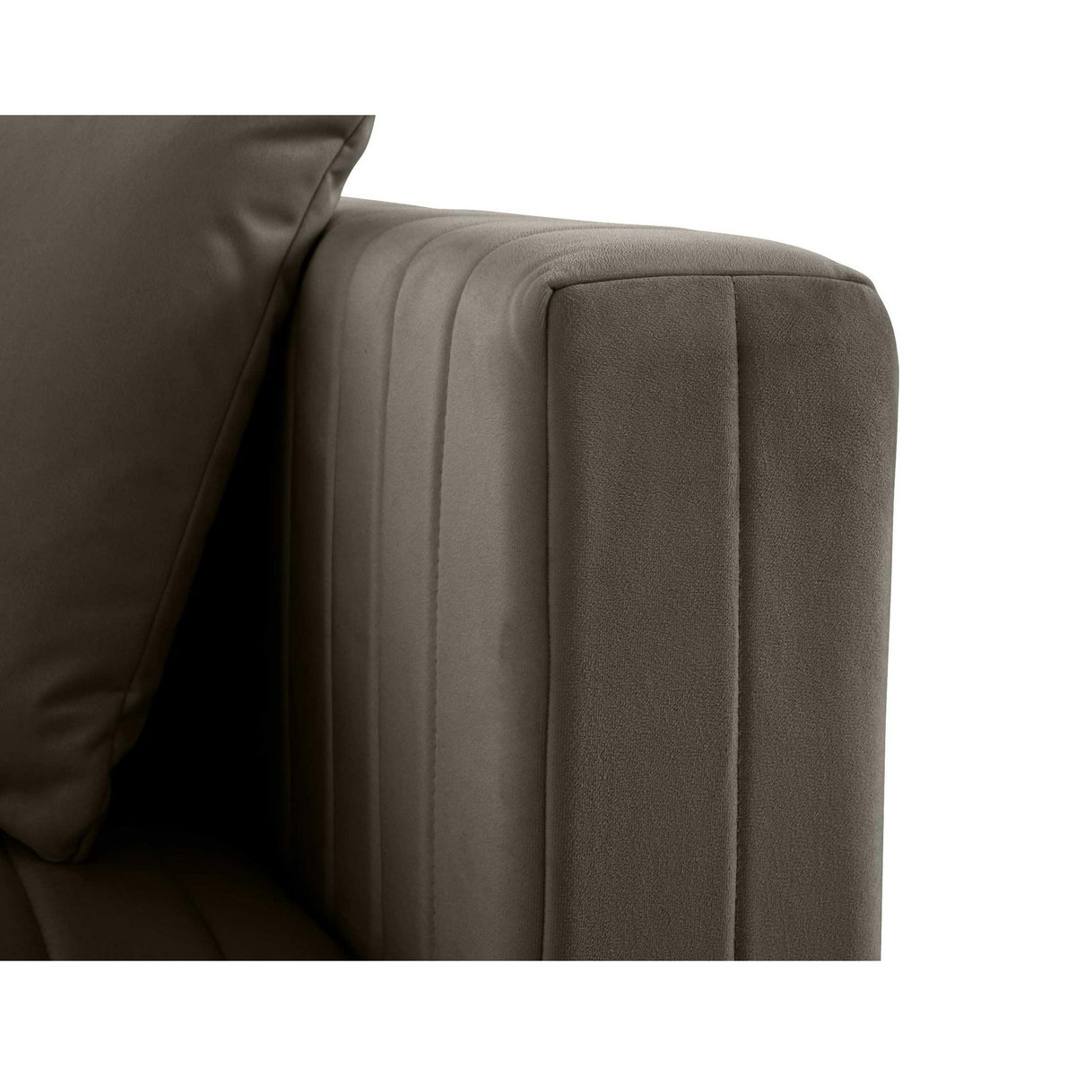 LISA DESIGN Nova - module d'assise droit - en velours