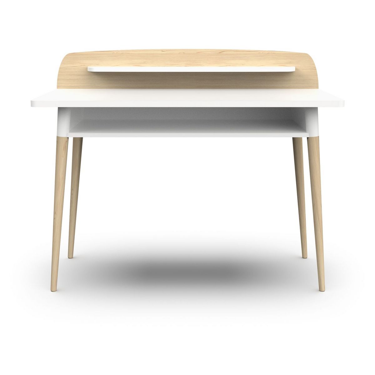 Bureau enfant 1 niche blanc L110 cm LINIA 