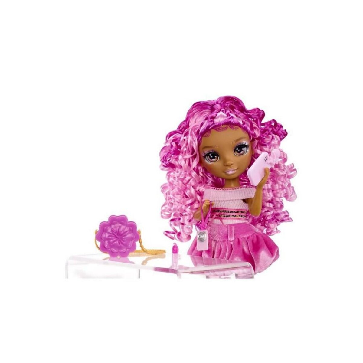 Rainbow Rainbow High Sparkle & Shine Doll- Pink