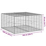 Voir la diapositive 6 : VIDAXL Panier gabion avec couvercle 100x100x50 cm fer galvanise