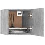 Voir la diapositive 3 : VIDAXL Table de chevet Gris beton 30,5x30x30 cm Bois d'ingenierie