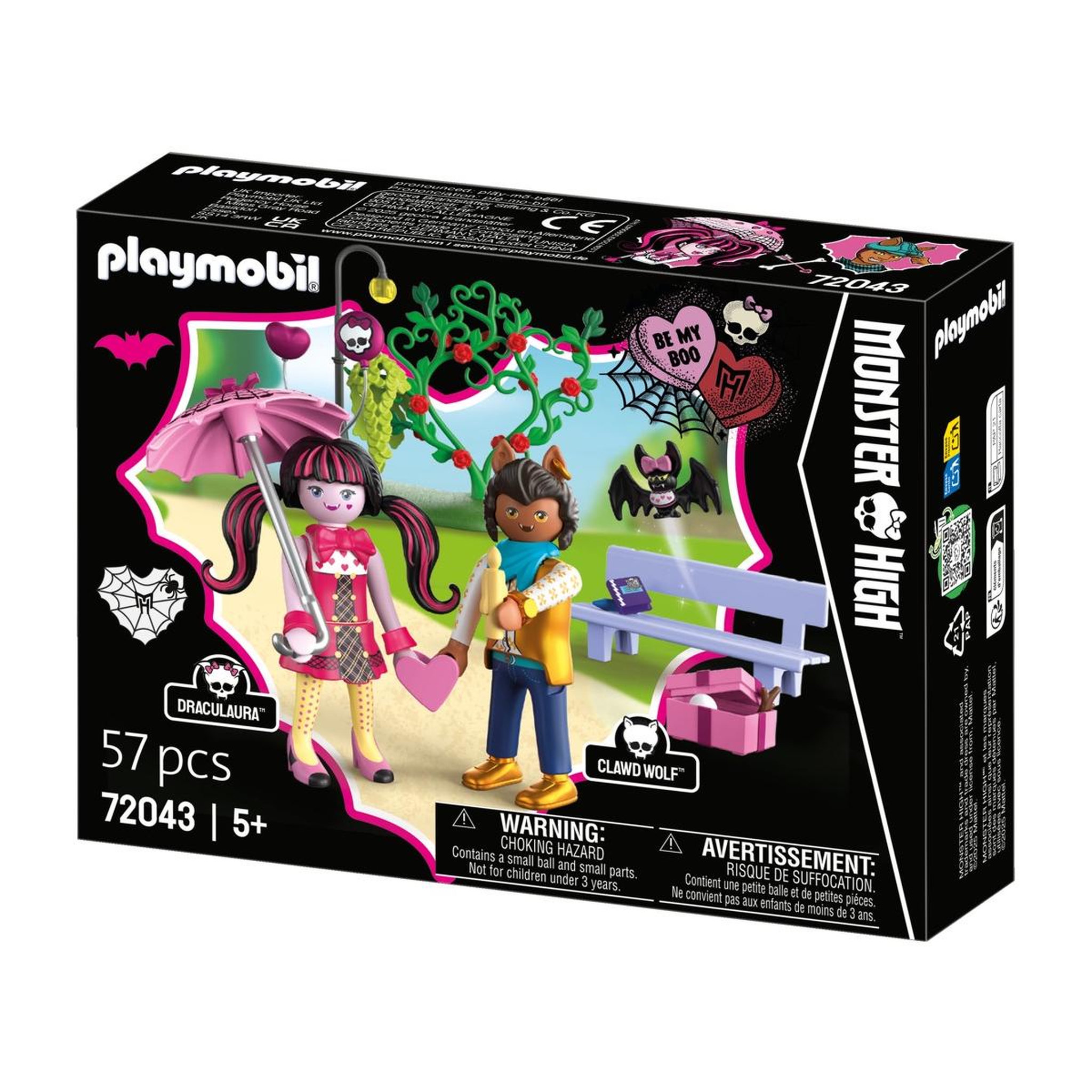 PLAYMOBIL 72043 Monster High : Rendez-vous de la Saint-Valentin