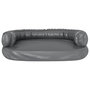 Voir la diapositive 4 : VIDAXL Lit pour chien ergonomique Mousse Gris 88x65 cm Similicuir