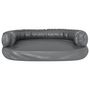 Voir la diapositive 4 : VIDAXL Lit pour chien ergonomique Mousse Gris 88x65 cm Similicuir