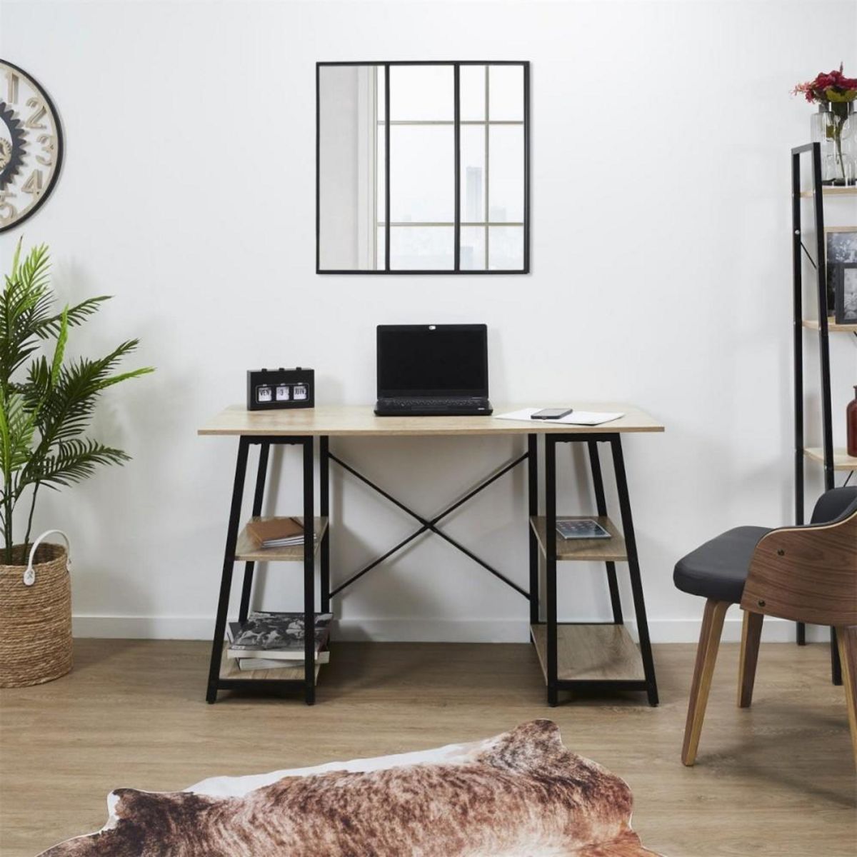 The Home Deco Factory Bureau architecte noir