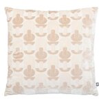 ATMOSPHERA Coussin Jacquard en Velours  Luna  40x40cm Beige Lin