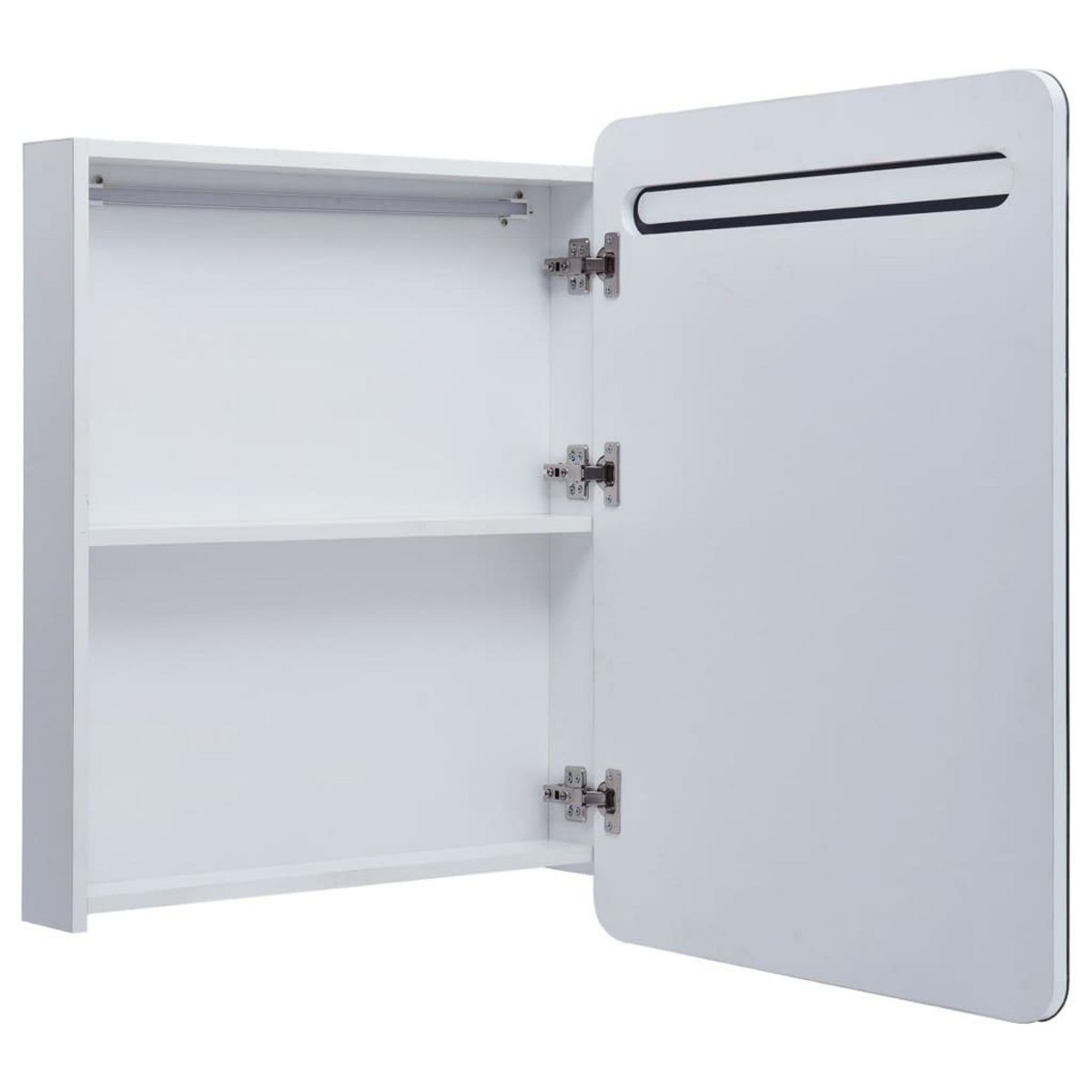 VIDAXL Armoire de salle de bain a miroir LED 60x11x80 cm