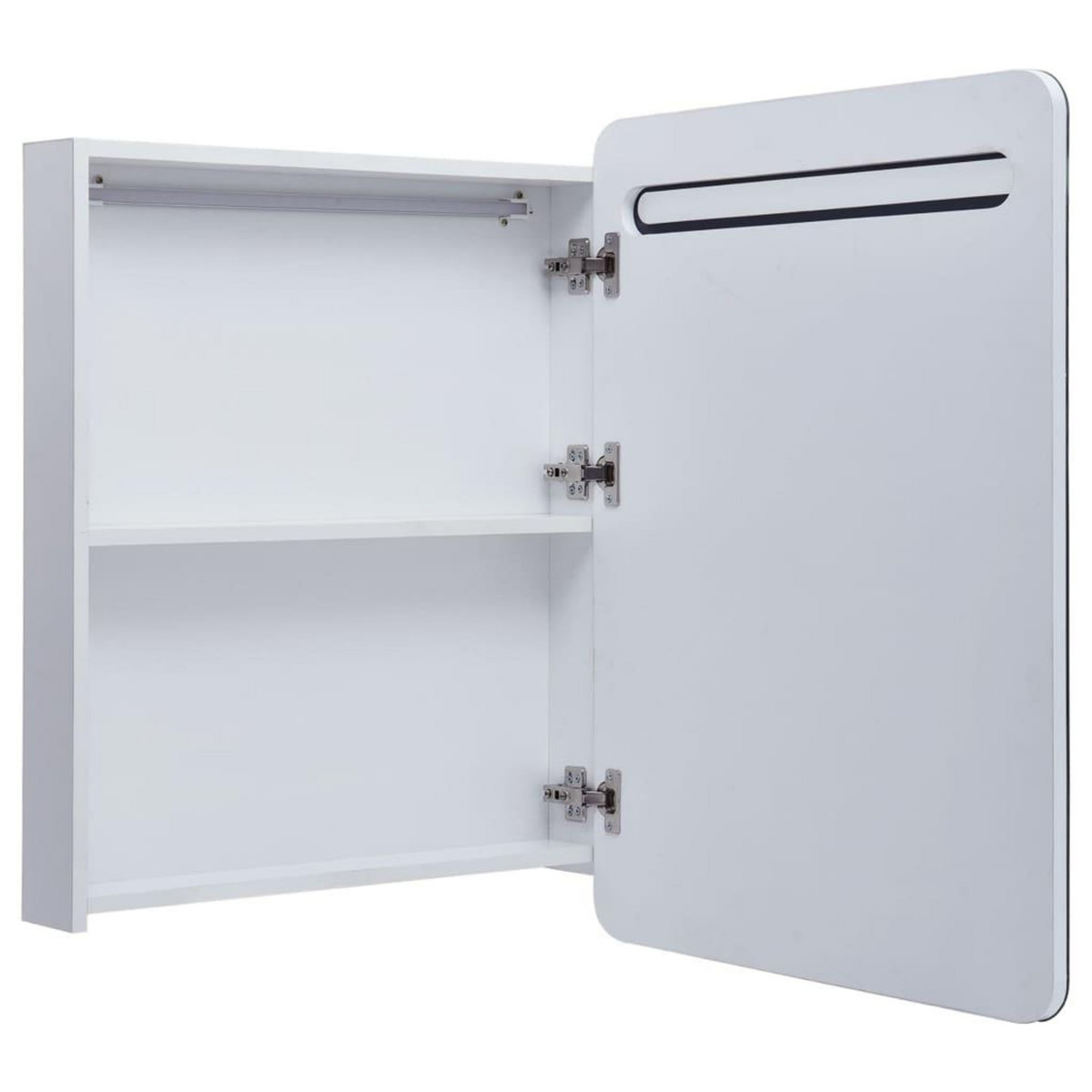 VIDAXL Armoire de salle de bain a miroir LED 60x11x80 cm