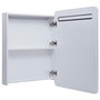 Voir la diapositive 5 : VIDAXL Armoire de salle de bain a miroir LED 60x11x80 cm