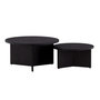 Voir la diapositive 1 : Paris Prix Lot de 2 Tables Basses Design  Salto  85cm Noir