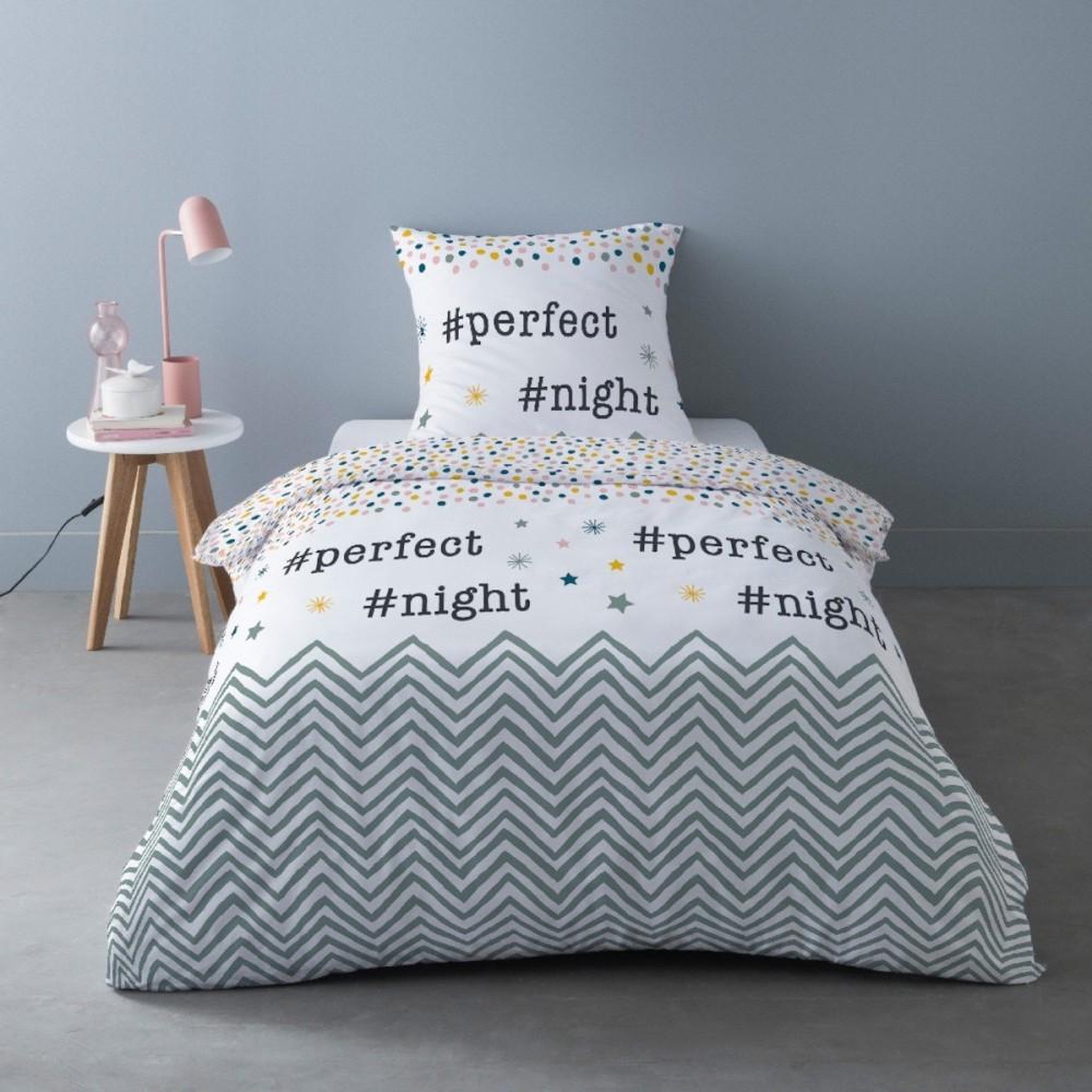 Voir la diapositive 1 : Dourev Housse de couette 140x200 Perfect Night + 1 taie